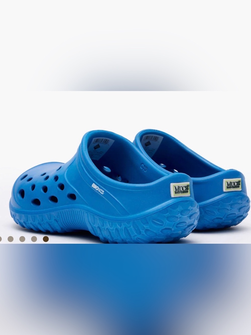 NIB Muck Boot Co Kid/Youth Blue Muckster Lite EVA Clog Slip On - Size 3